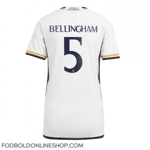 Real Madrid Jude Bellingham #5 Hjemmebanetrøje Dame 2023-24 Kortærmet